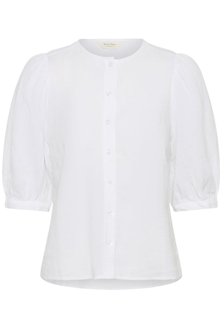 Azra Shirt Bright White | Skjorter og bluser | Smuk
