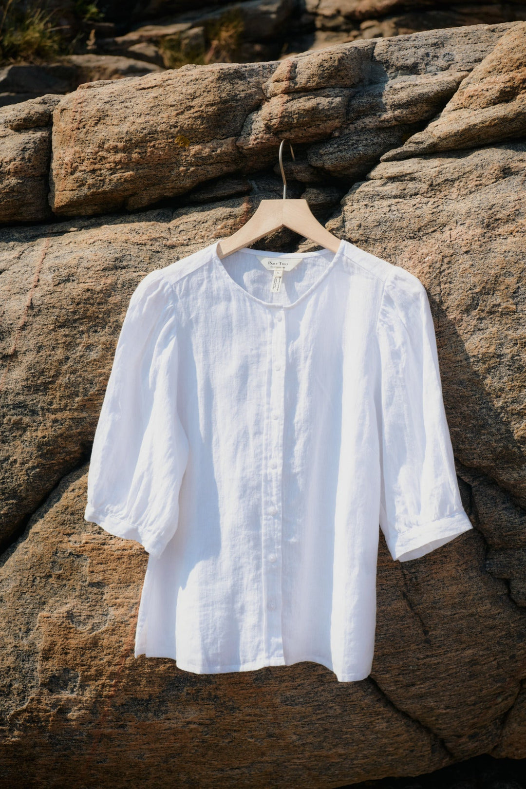 Azra Shirt Bright White | Skjorter og bluser | Smuk