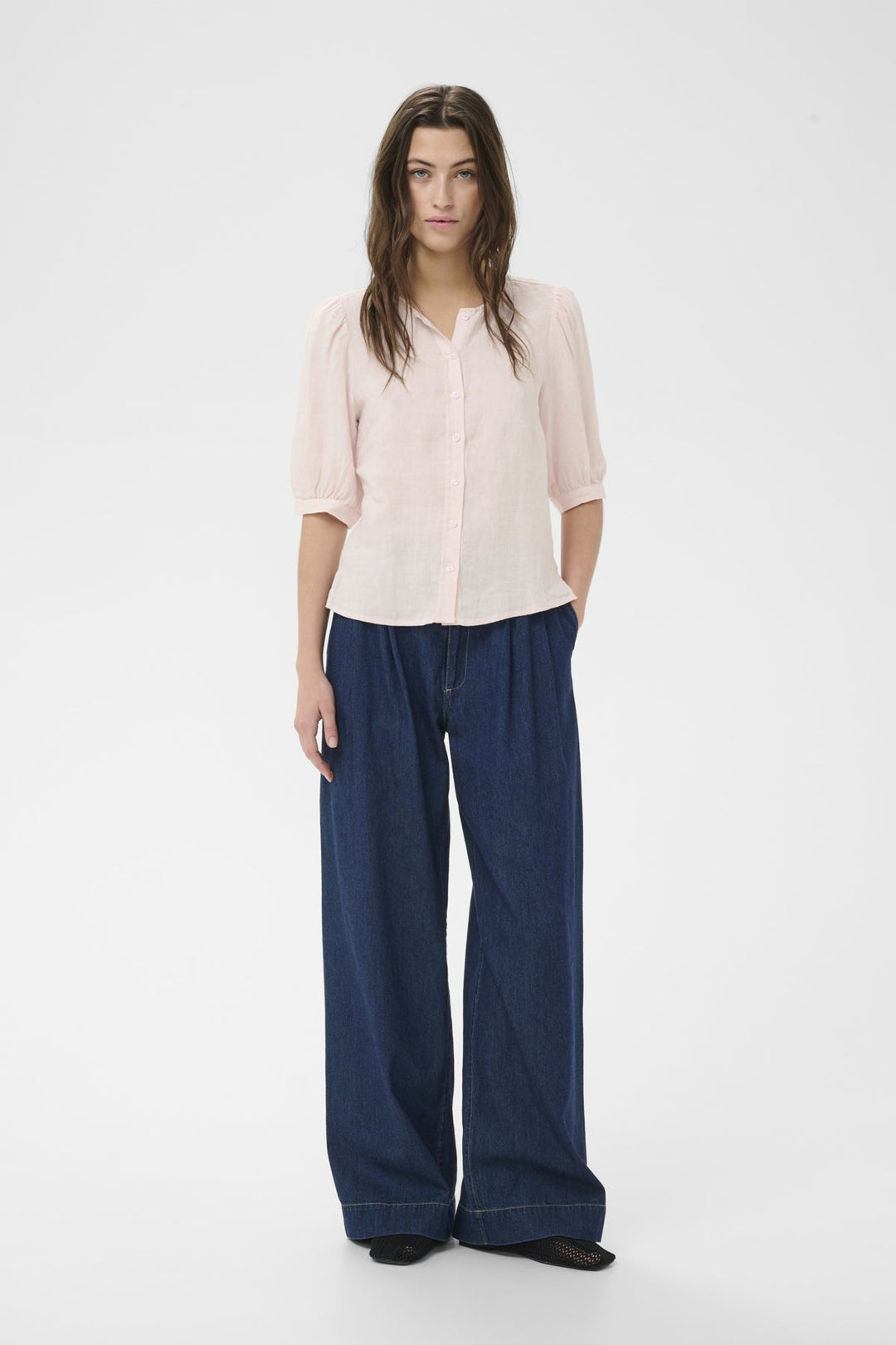 Azra Shirt Mauve Chalk | Skjorter og bluser | Smuk