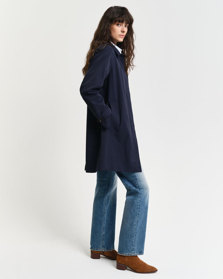 Car Coat Evening Blue