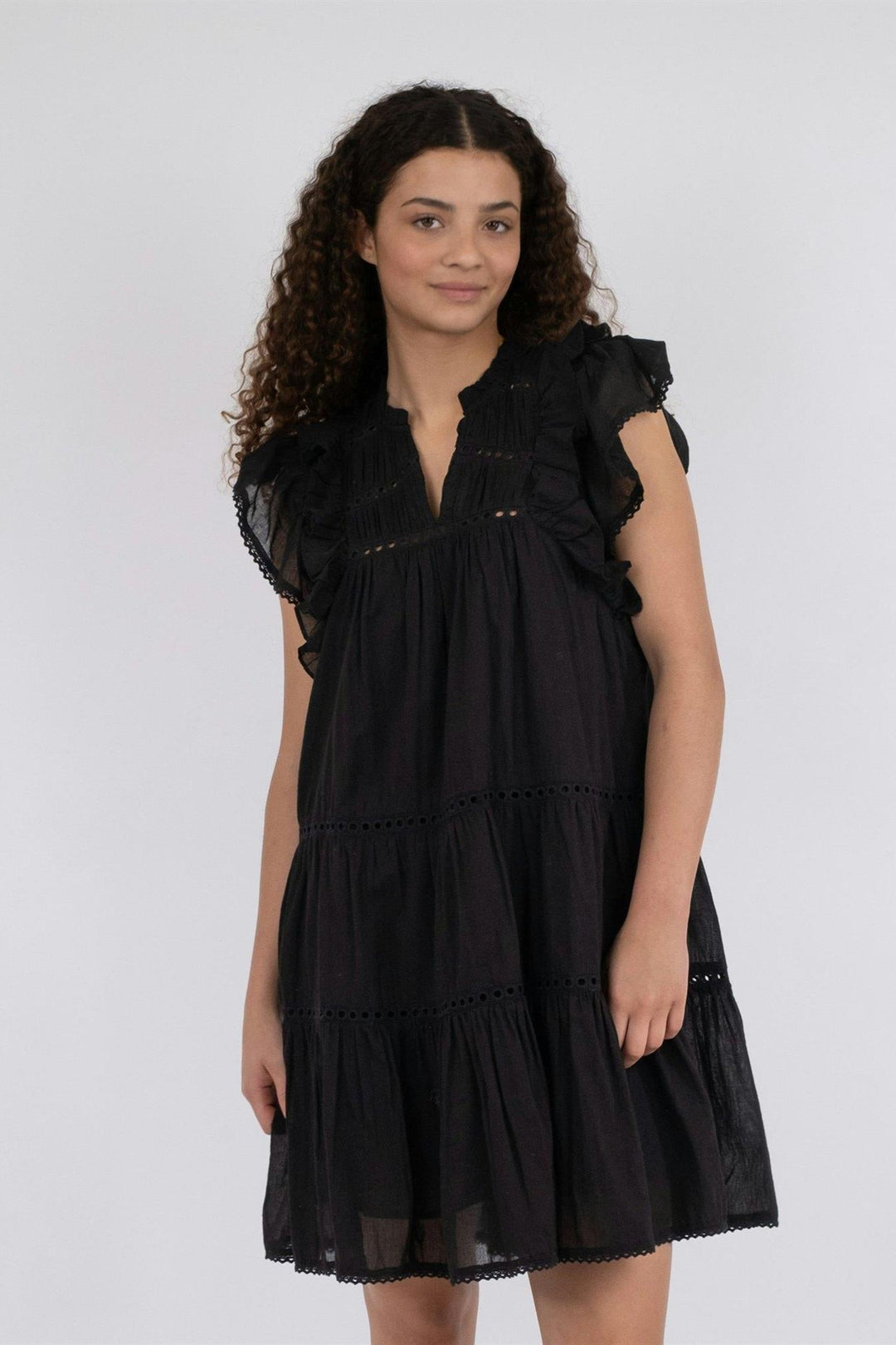 Jamma S Voile Dress Black