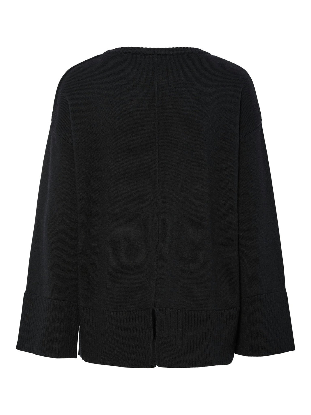 Babette Ls O - Neck Knit Pullover Black | Genser | Smuk - Dameklær på nett