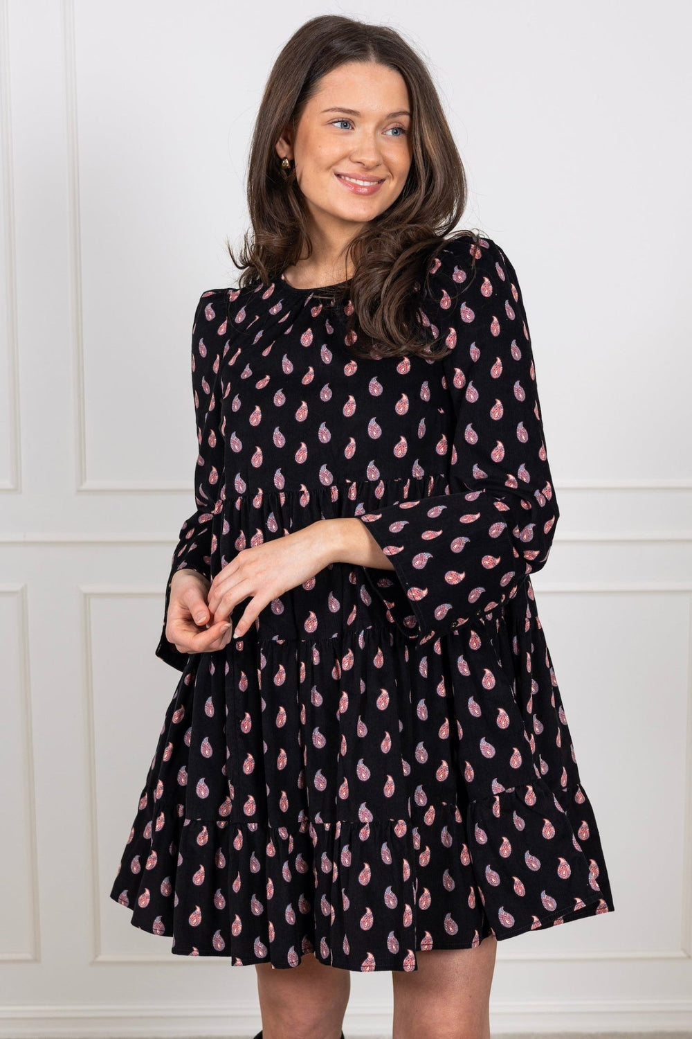 Baby Cord Shift Dress Vintage Paisley | Kjoler | Smuk - Dameklær på nett