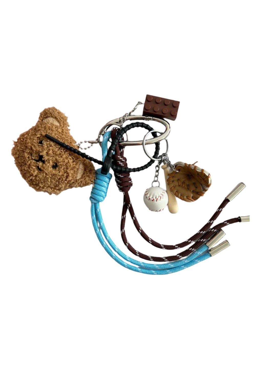 Bag Charm Set Blue | Accessories | Smuk - Dameklær på nett