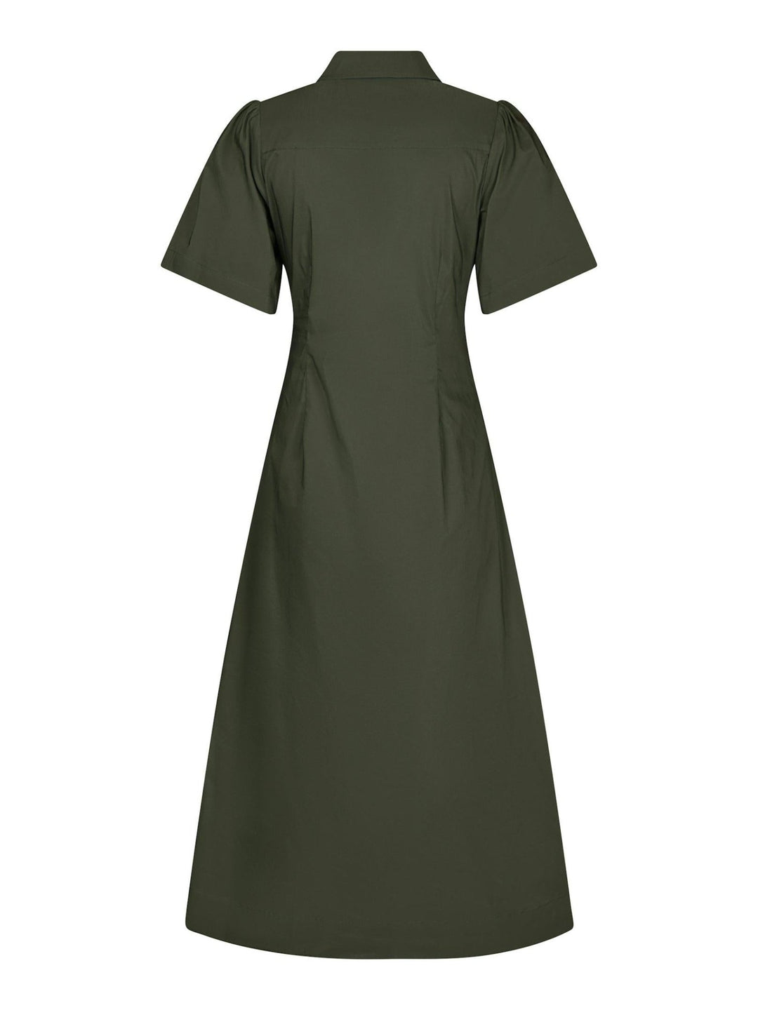 Baia Poplin Dress Army | Kjoler | Smuk