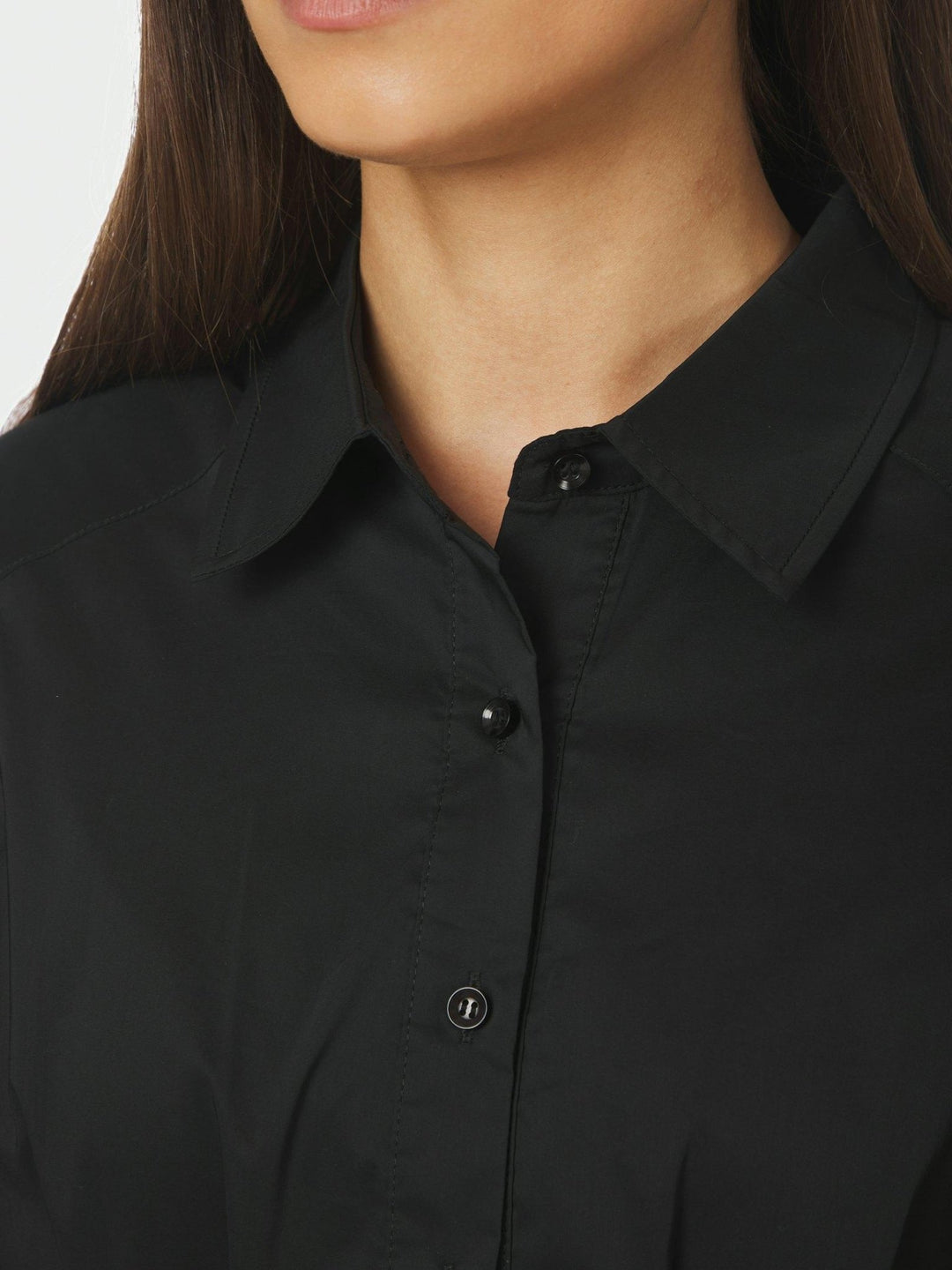 Baia Poplin Dress Black | Kjoler | Smuk