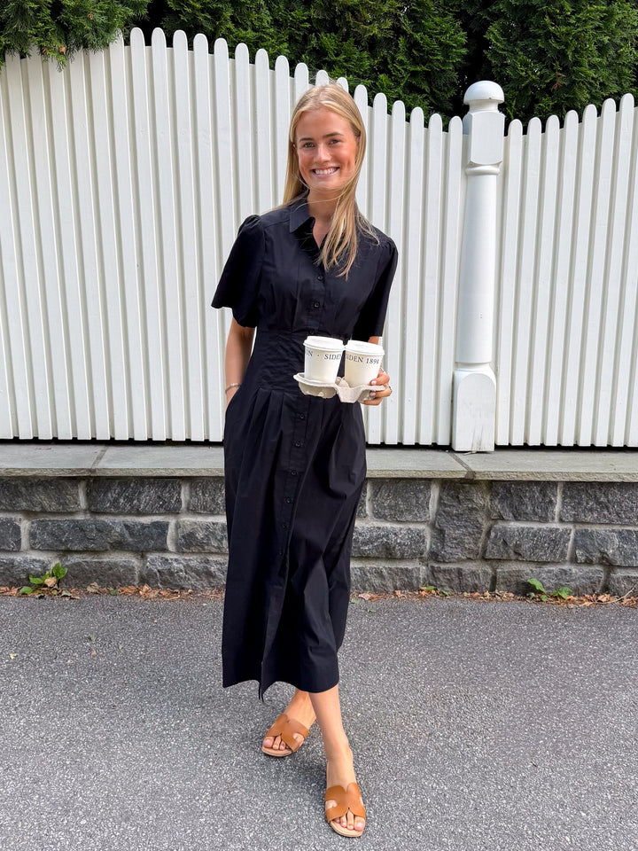 Baia Poplin Dress Black | Kjoler | Smuk