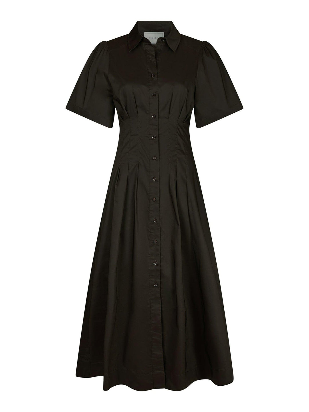 Baia Poplin Dress Chocolate Brown | Kjoler | Smuk