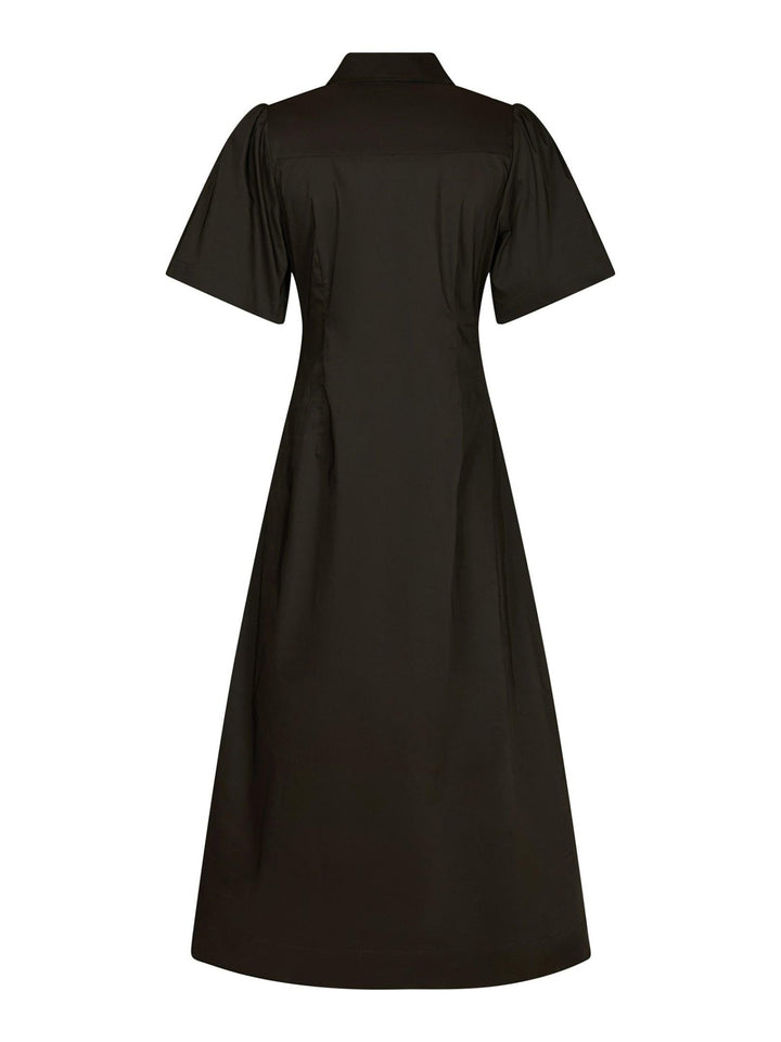 Baia Poplin Dress Chocolate Brown | Kjoler | Smuk