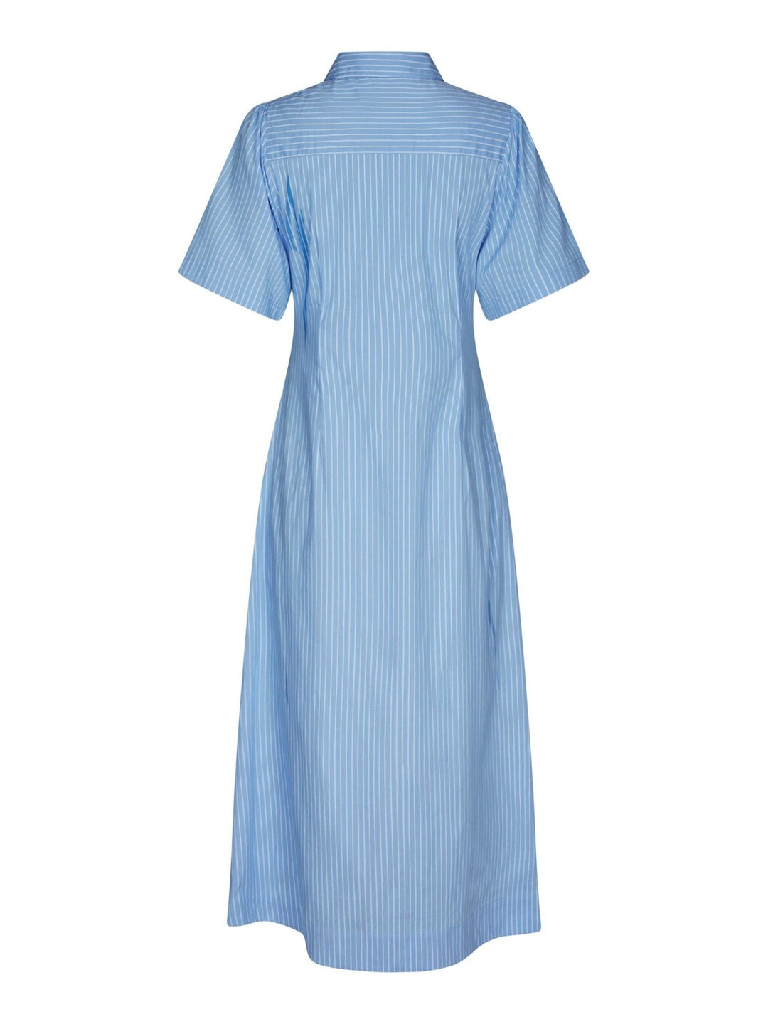 Baia Stripe Poplin Dress Light Blue | Kjoler | Smuk