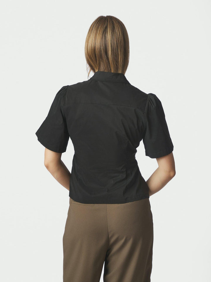 Balara Poplin Shirt Black | Skjorter og bluser | Smuk