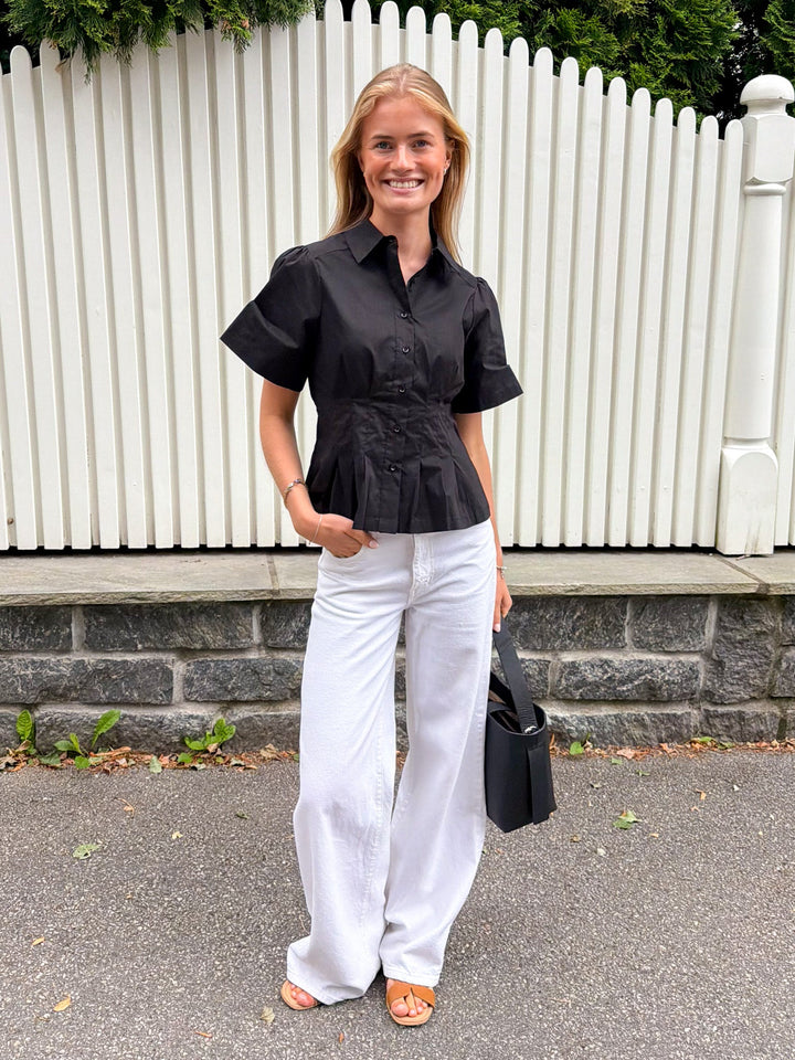 Balara Poplin Shirt Black | Skjorter og bluser | Smuk
