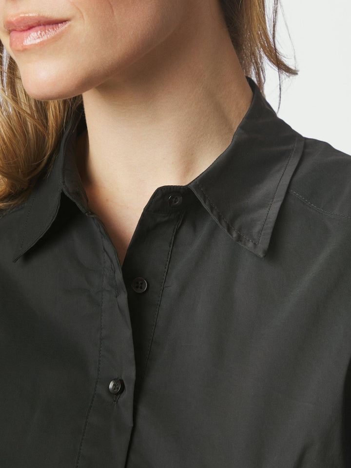 Balara Poplin Shirt Black | Skjorter og bluser | Smuk