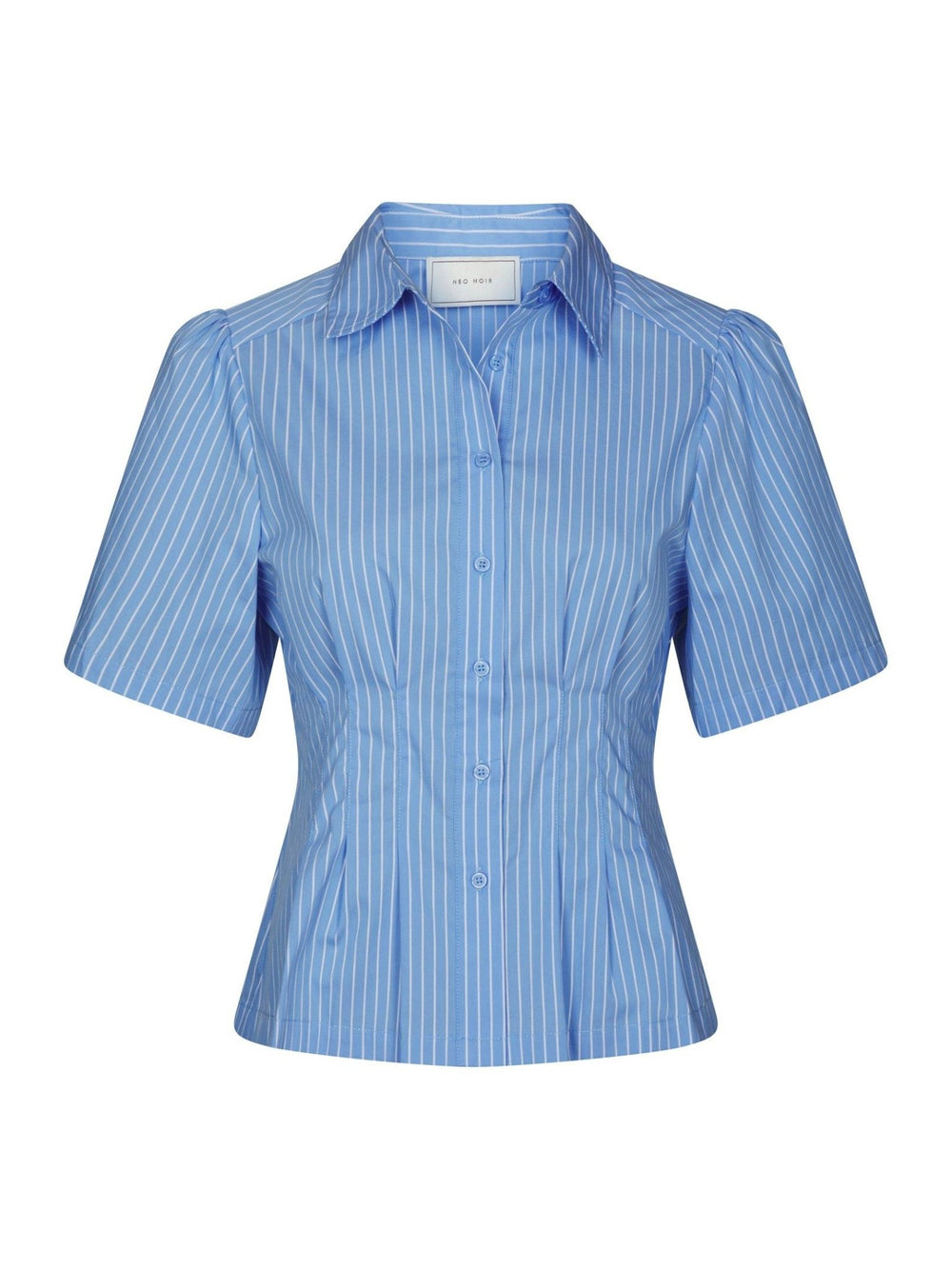 Balara Stripe Poplin Shirt Light Blue | Skjorter og bluser | Smuk