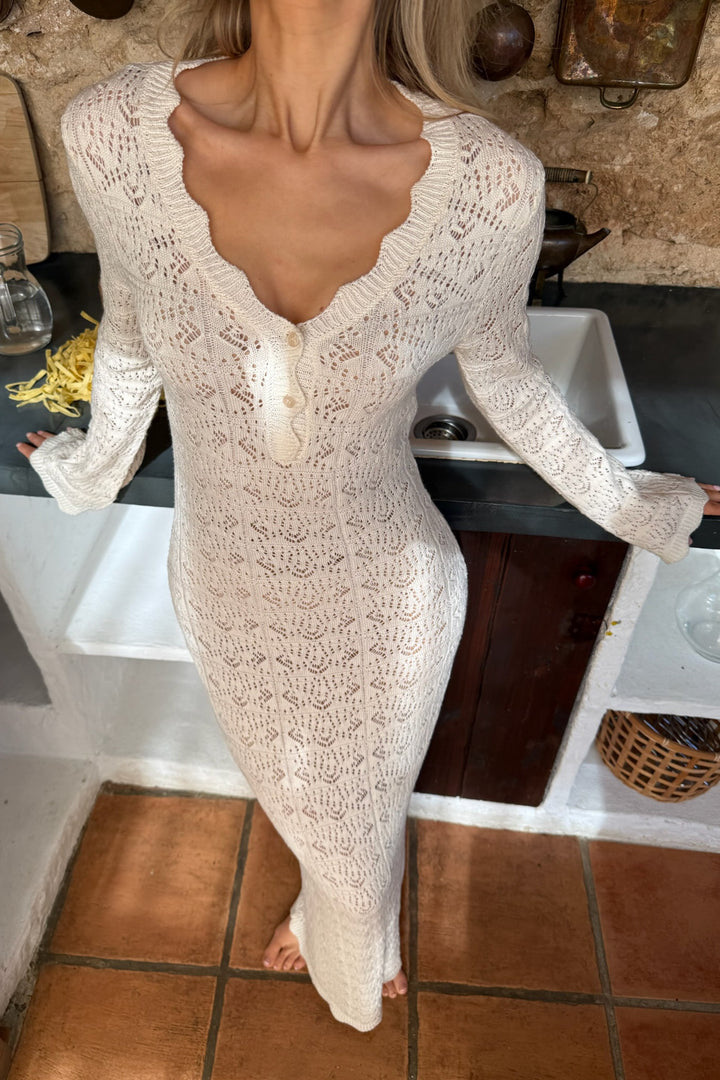 Dagmar Maxi Dress Off White