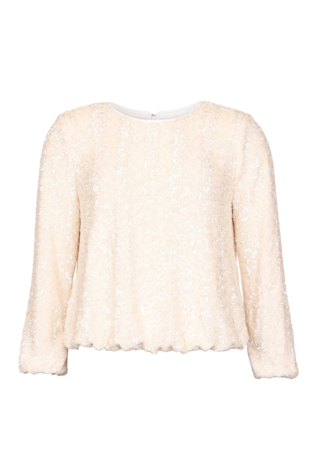 Beaded Blouse Champagne | Skjorter og bluser | Smuk