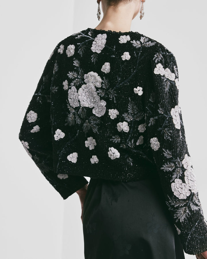 Beaded Cropped Jacket Glamour | Yttertøy | Smuk - Dameklær på nett