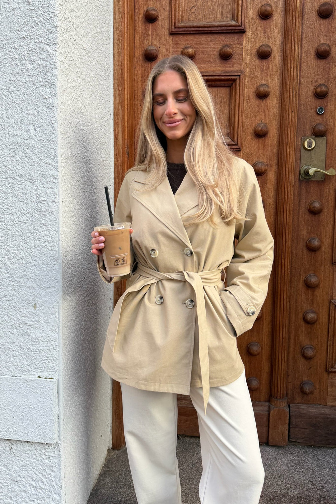 Beate Trenchcoat Beige | Yttertøy | Smuk