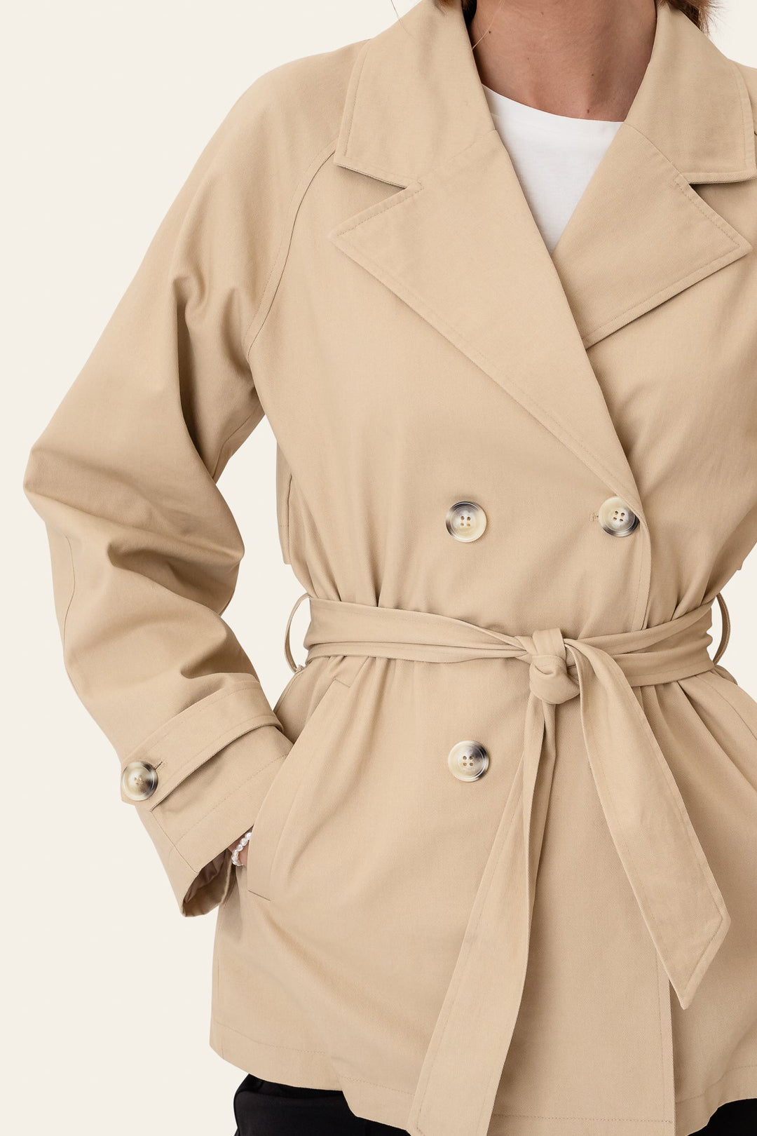 Beate Trenchcoat Beige | Yttertøy | Smuk