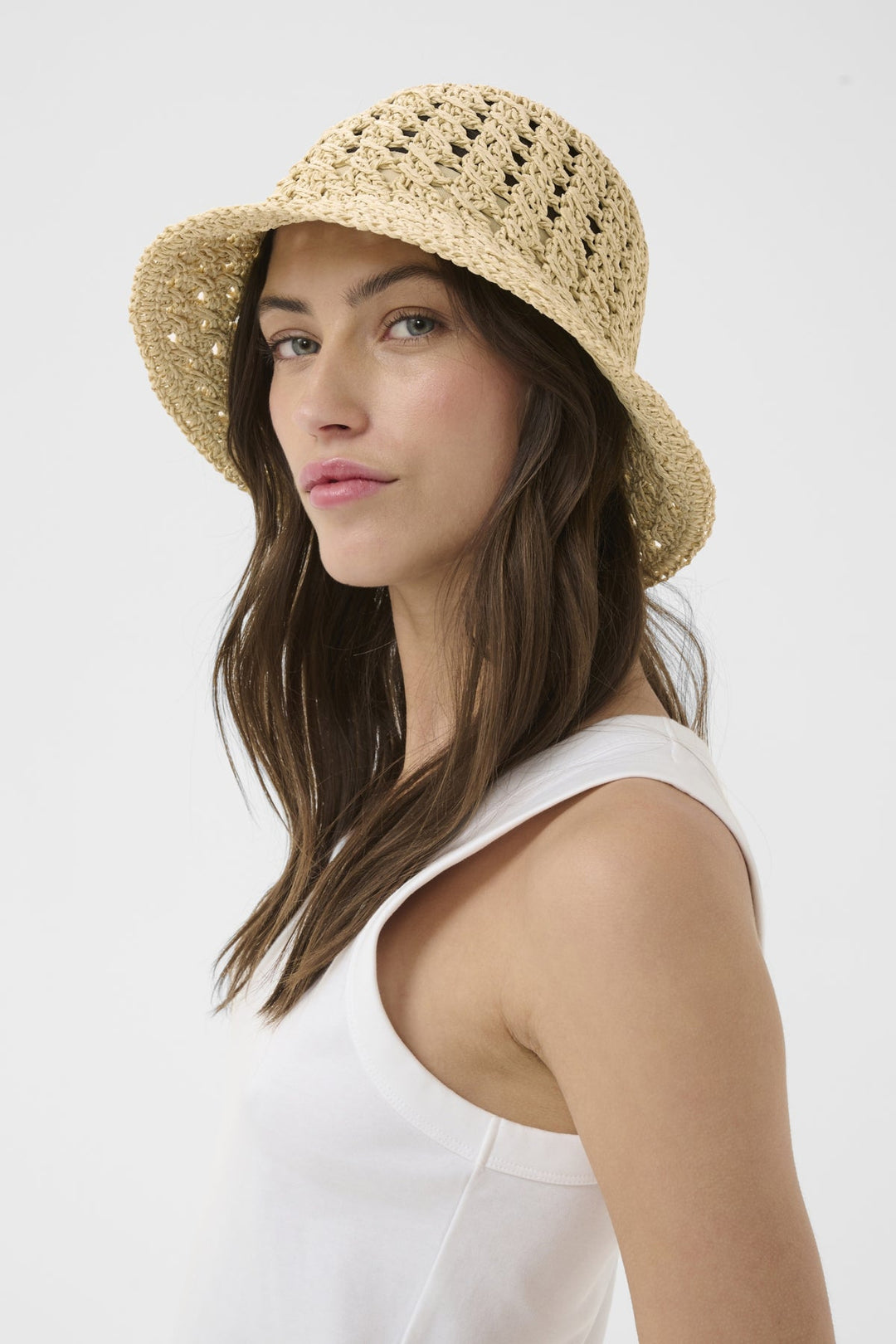 Beinta Hat Natural Straw Stitch | Accessories | Smuk