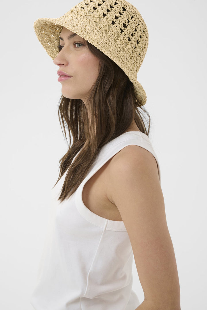 Beinta Hat Natural Straw Stitch | Accessories | Smuk