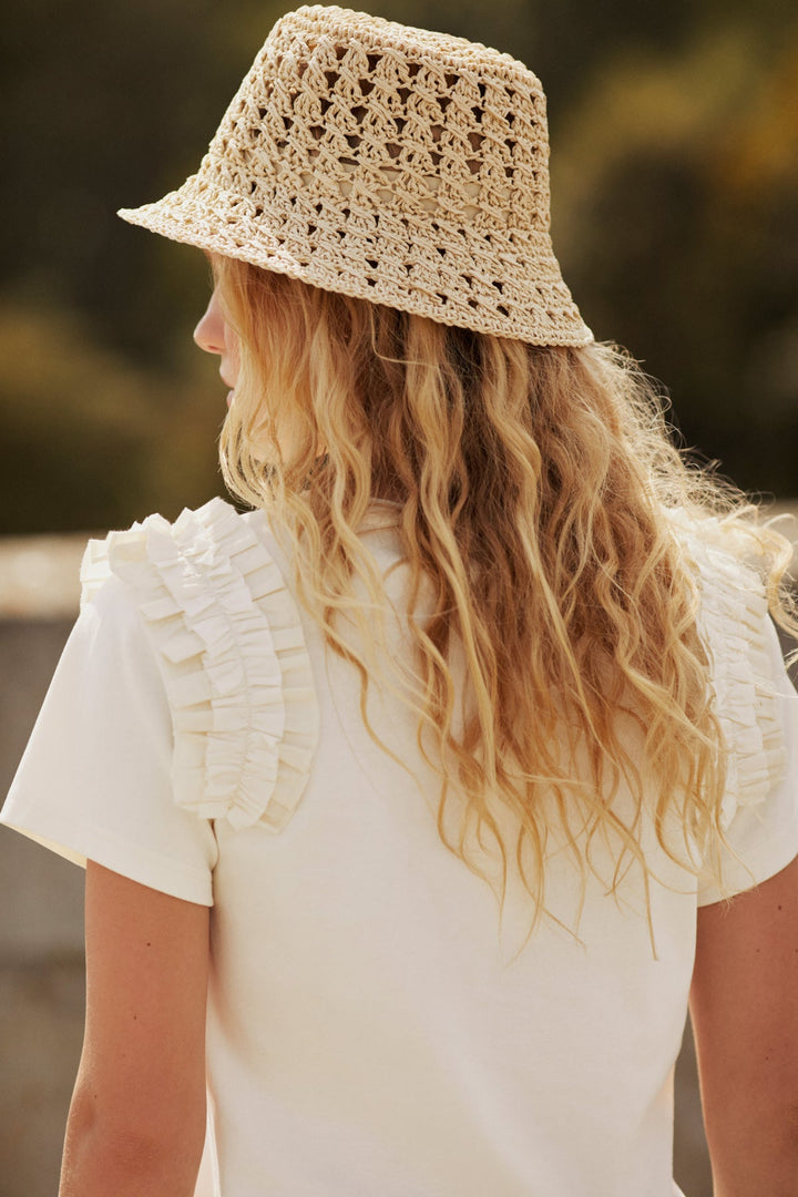 Beinta Hat Natural Straw Stitch | Accessories | Smuk