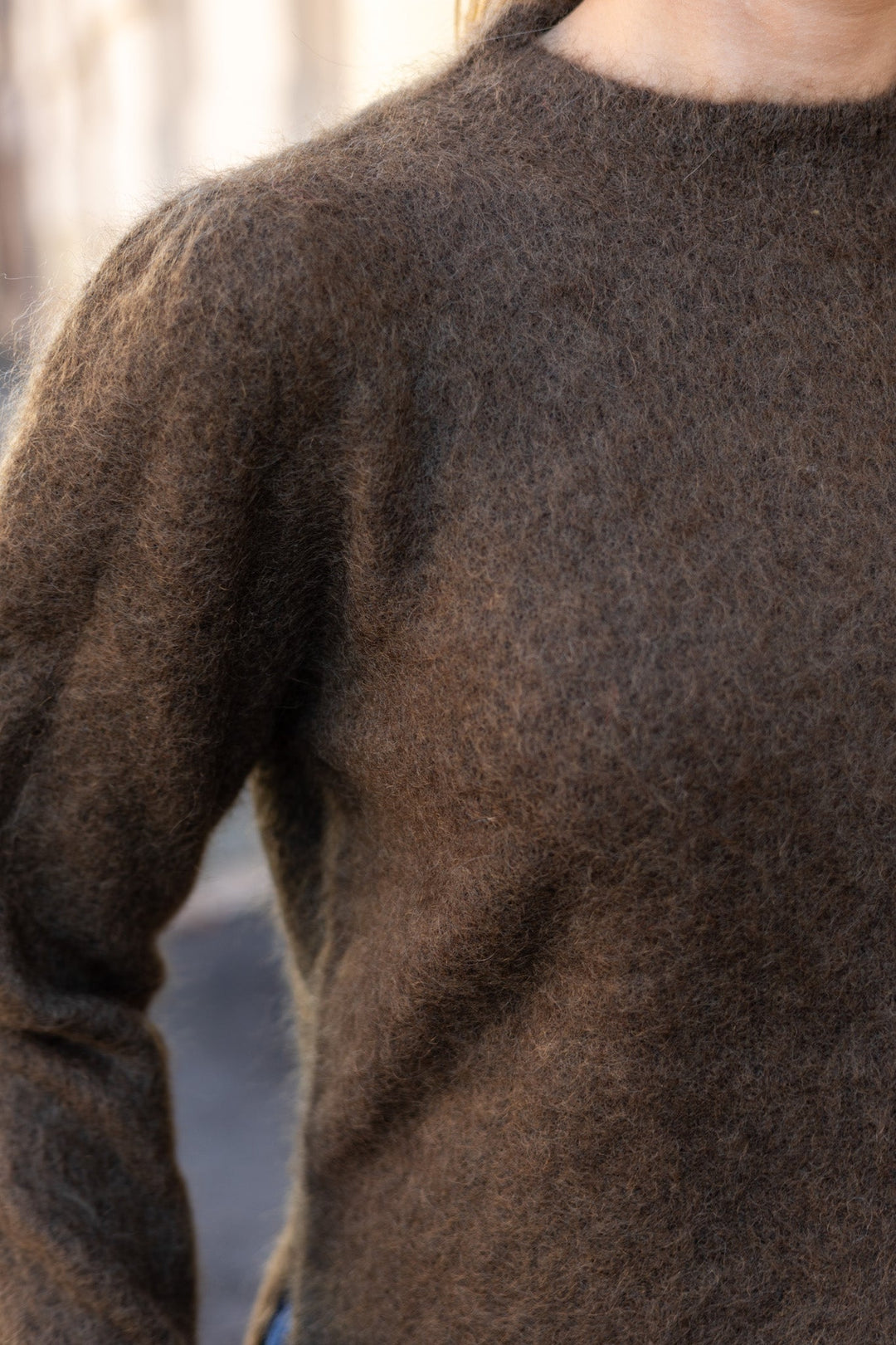 Bella Mohair Sweater Mocha | Genser | Smuk - Dameklær på nett