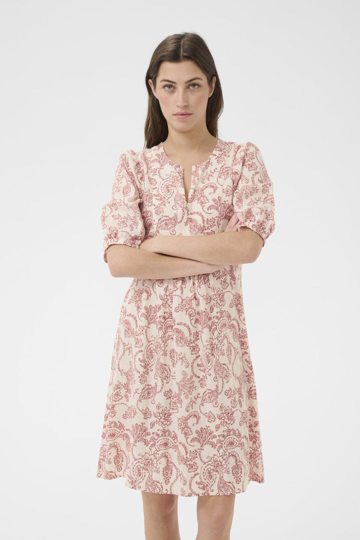Benete Dress Peach Blossom Dot Paisley | Kjoler | Smuk