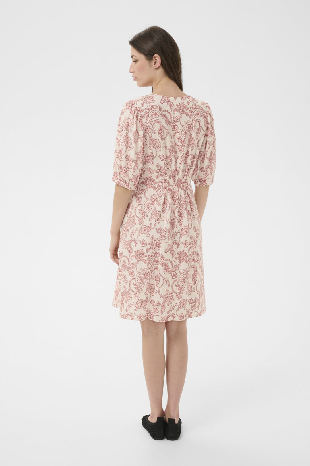 Benete Dress Peach Blossom Dot Paisley | Kjoler | Smuk