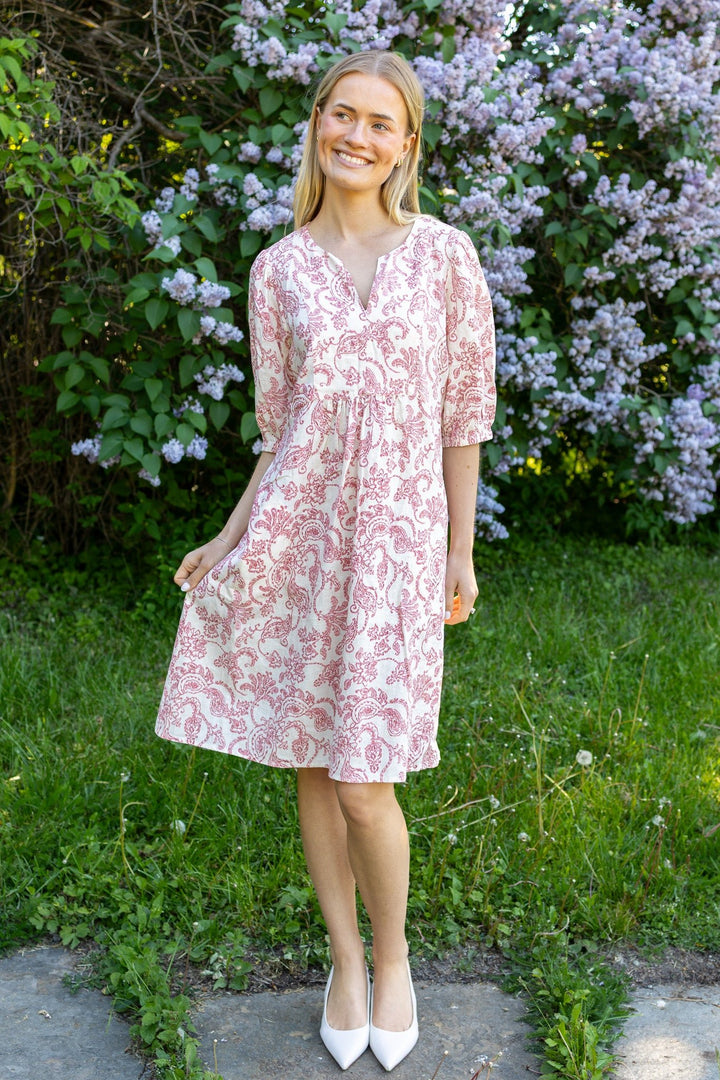 Benete Dress Peach Blossom Dot Paisley | Kjoler | Smuk