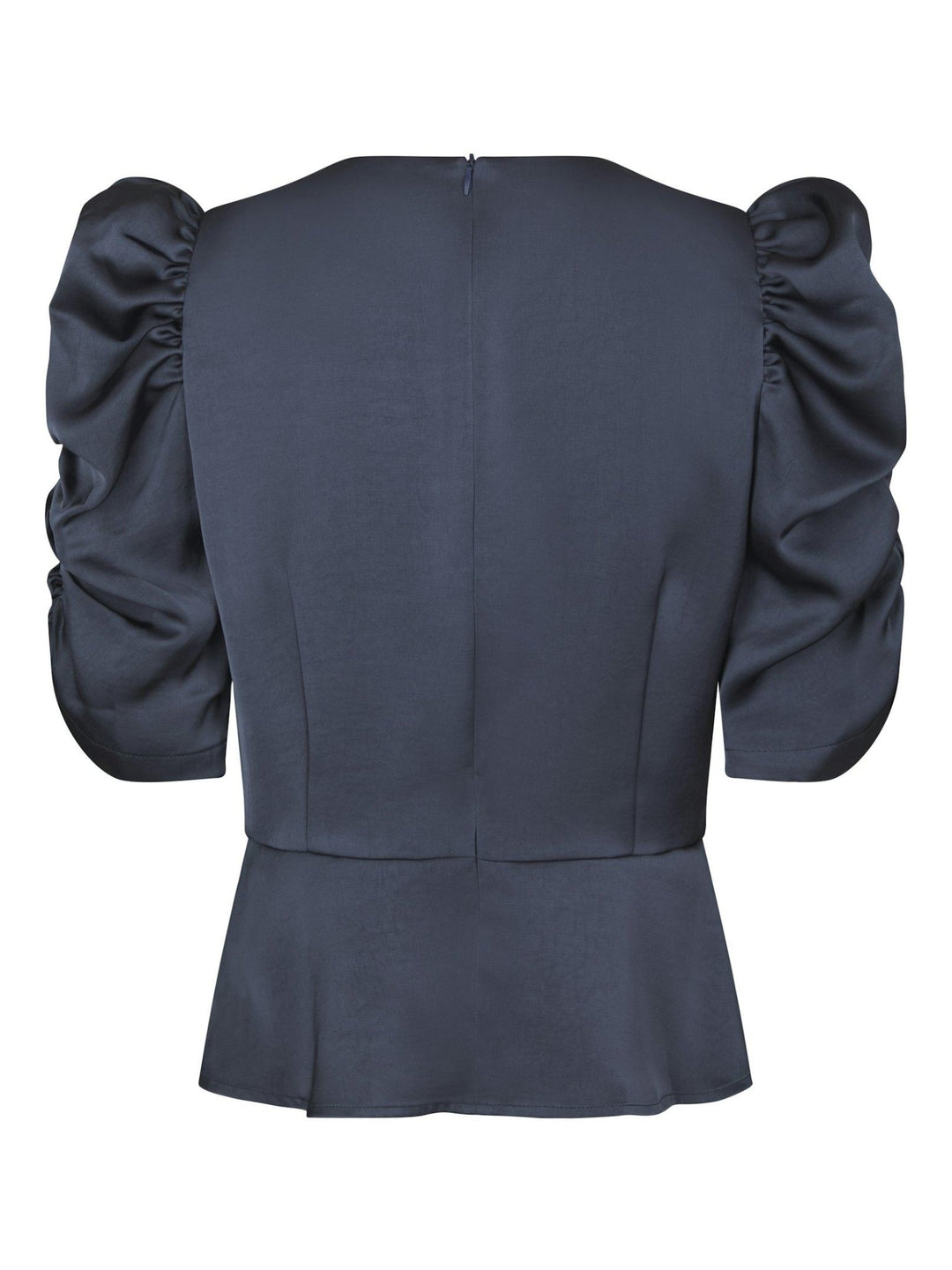 Benua Heavy Sateen Blouse Midnight Blue | Skjorter og bluser | Smuk