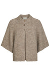 Benuta Fluffy Knit Cardigan Beige Melange