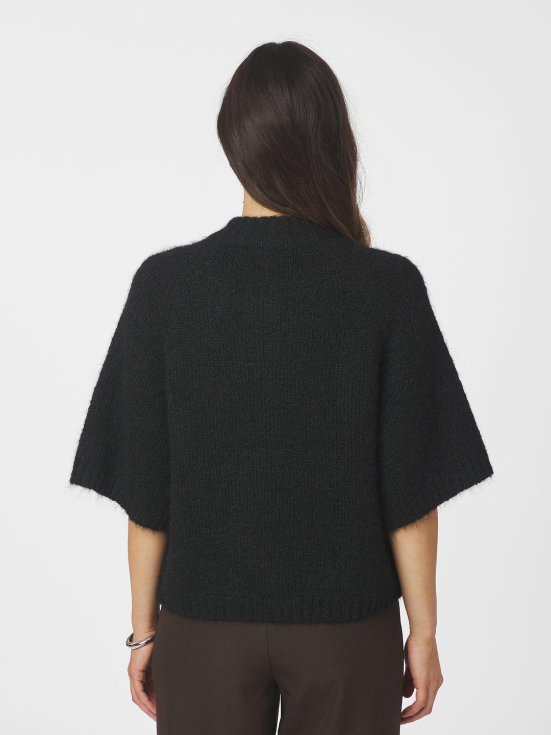 Benuta Fluffy Knit Cardigan Black | Genser | Smuk - Dameklær på nett