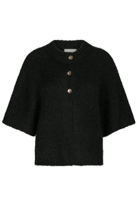 Benuta Fluffy Knit Cardigan Black