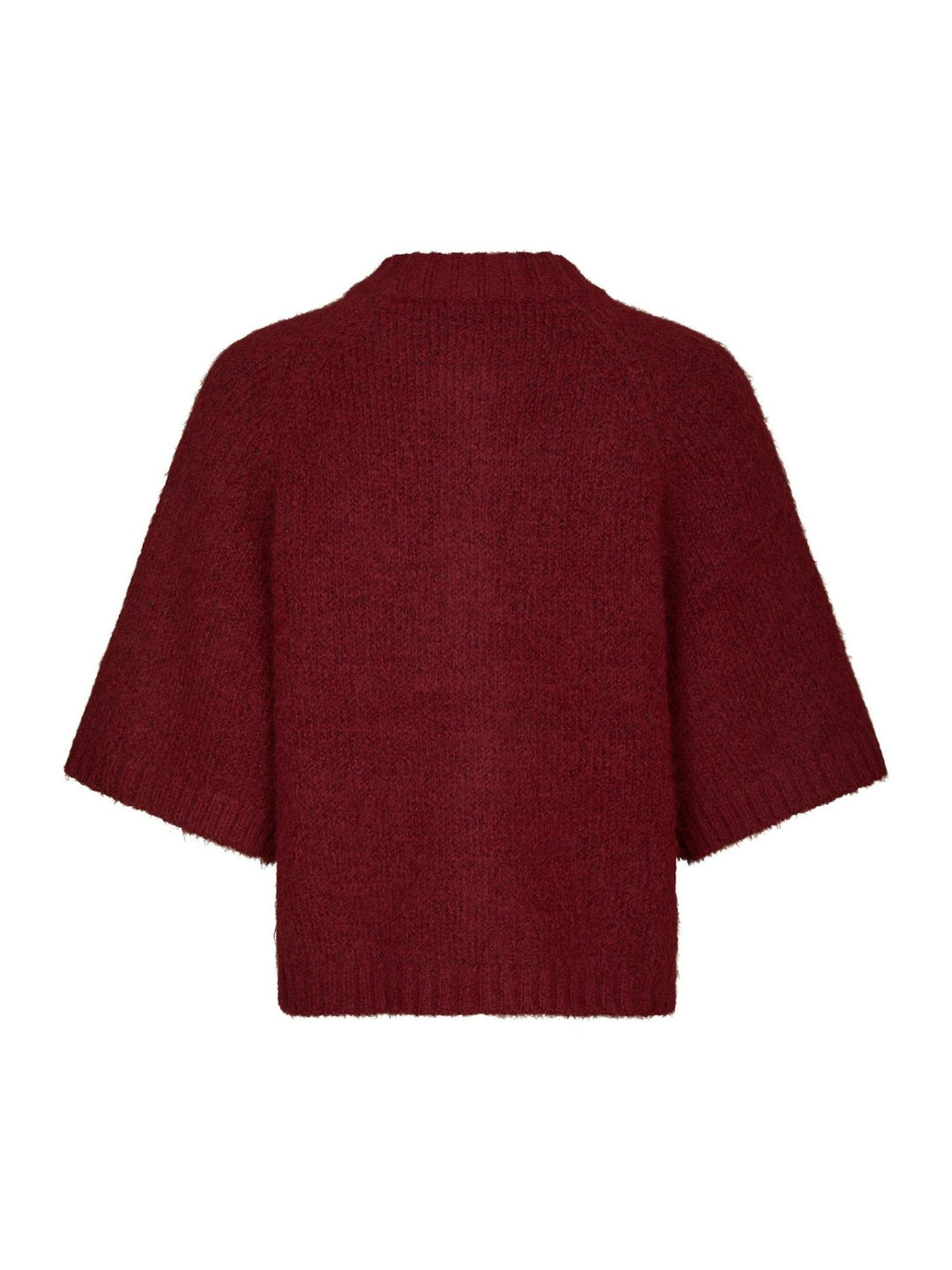 Benuta Fluffy Knit Cardigan Dark Red | Genser | Smuk