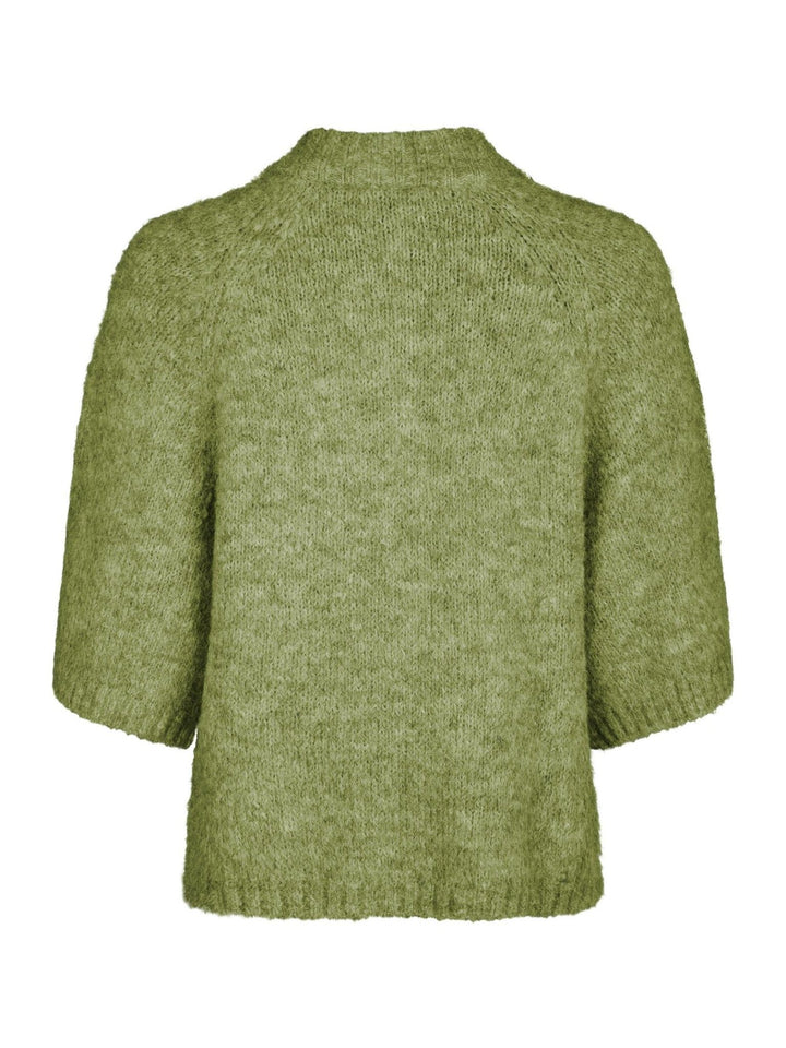 Benuta Fluffy Knit Cardigan Dusty Green | Genser | Smuk