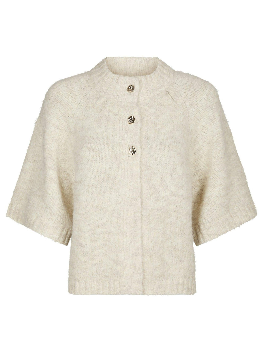 Benuta Fluffy Knit Cardigan Ivory | Genser | Smuk