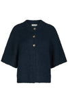 Benuta Fluffy Knit Cardigan Navy