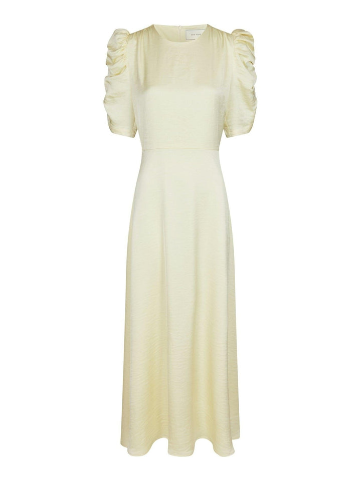 Benuti Solid Dress Light Yellow | Kjoler | Smuk