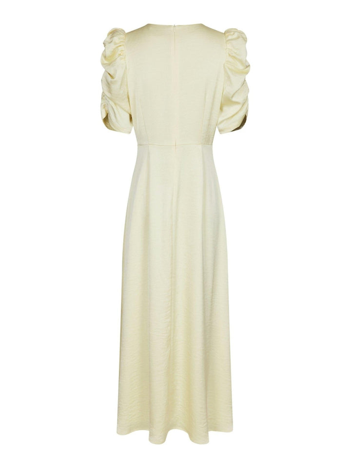 Benuti Solid Dress Light Yellow | Kjoler | Smuk