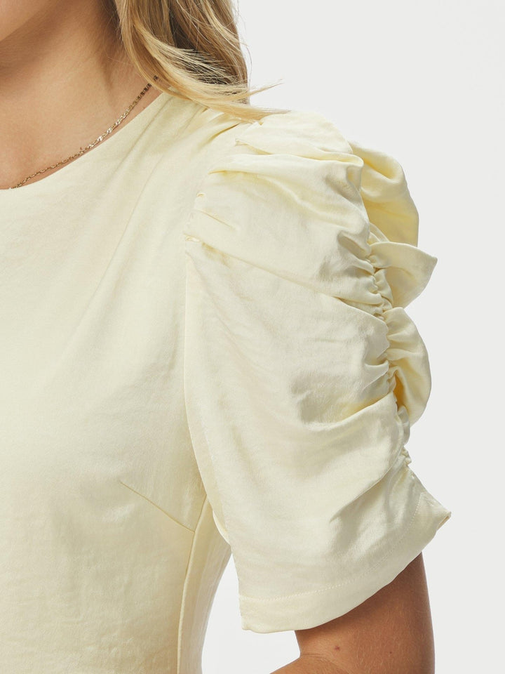 Benuti Solid Dress Light Yellow | Kjoler | Smuk