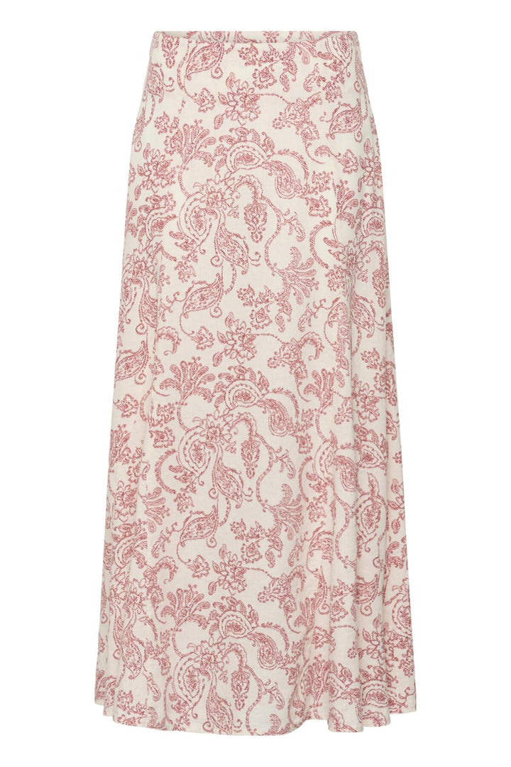 Beril Skirt Peach Blossom Dot Paisley | Skjørt | Smuk