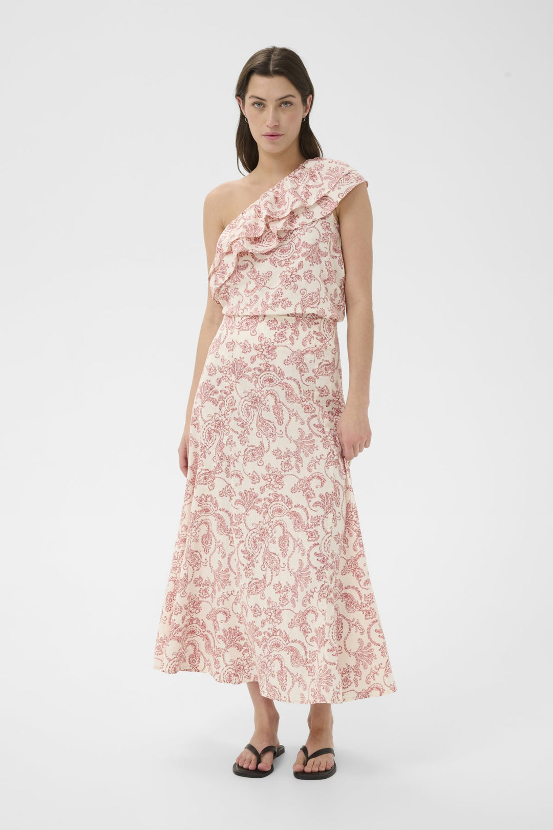 Beril Skirt Peach Blossom Dot Paisley | Skjørt | Smuk