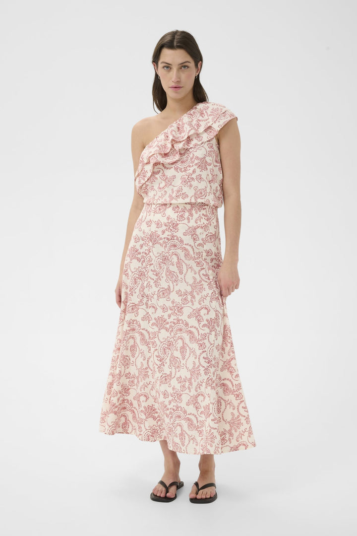 Beril Skirt Peach Blossom Dot Paisley | Skjørt | Smuk