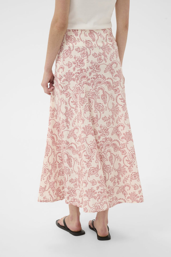 Beril Skirt Peach Blossom Dot Paisley | Skjørt | Smuk