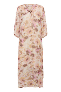 Beritpw Dress Pink Nectar Scattered Flower