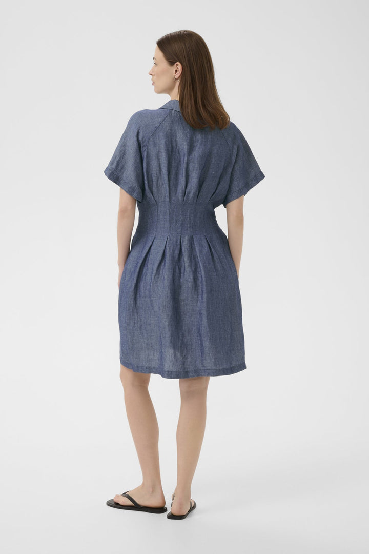 Betine Dress Blue Chambray | Kjoler | Smuk