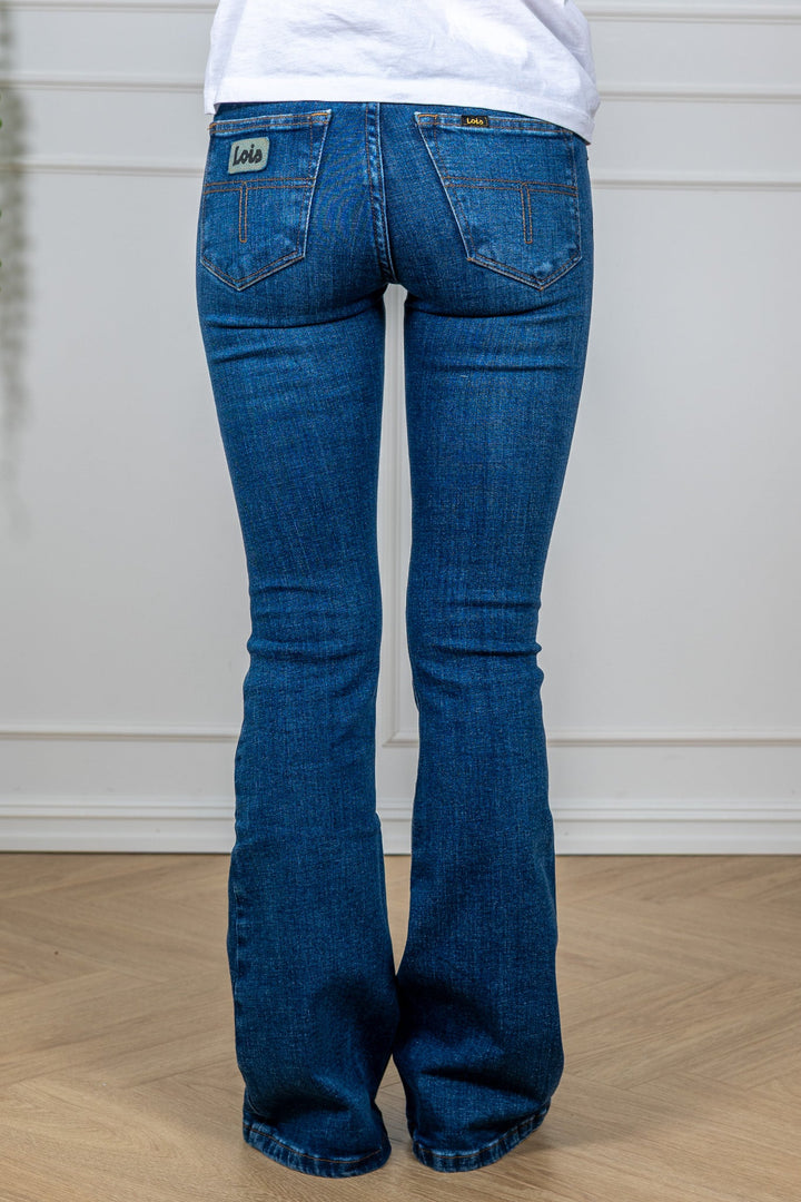 Beverly Jeans Brushed Dark Stone | Bukser | Smuk