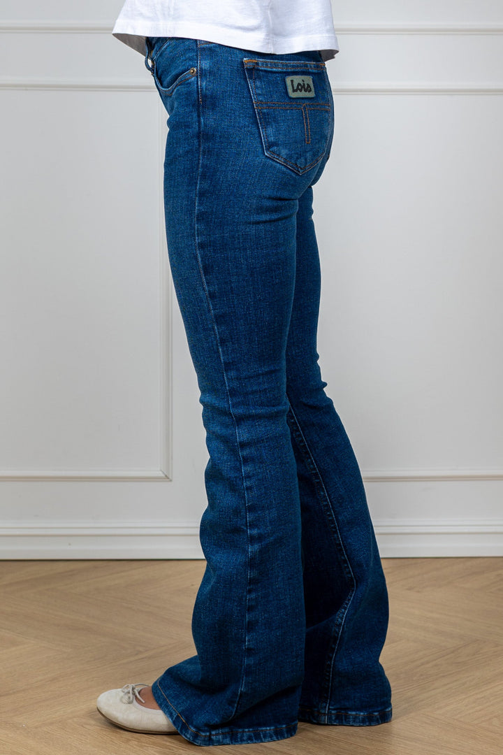 Beverly Jeans Brushed Dark Stone | Bukser | Smuk