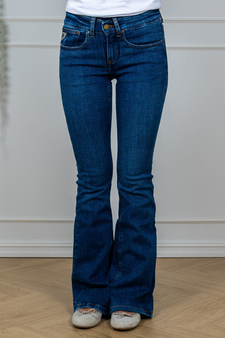 Beverly Jeans Brushed Dark Stone | Bukser | Smuk